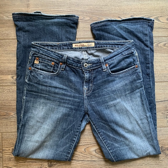 Big Star Maddie Distressed Buckle Jeans Sz 27L - Picture 2 of 6